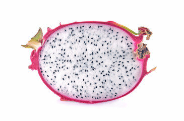 Dragon fruit isolated on white background
