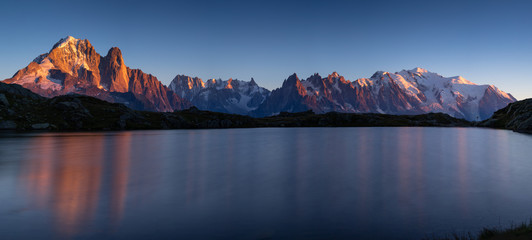 Panorama The Alps Near Chamonix