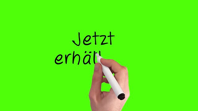 „Jetzt erhältlich“ – Whiteboard Animation mit Greenscreen