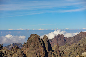 Obraz premium Berge Gebirge in Korsika