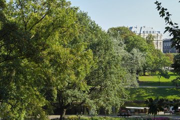 park in spring