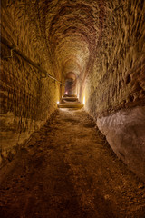 Tunnel in den Homburger Schlossberghöhlen