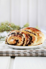 Christmas swedish poppy bun.