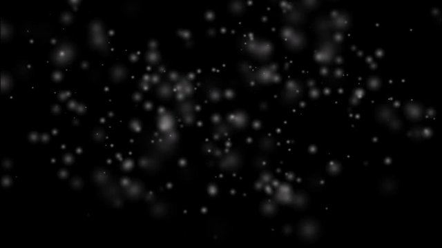 Background dark - particles white
