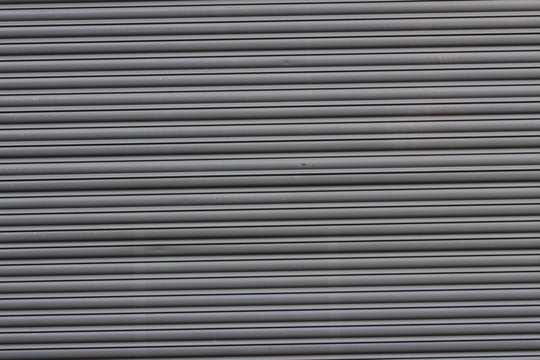 Textuur horizontale lijnen golfplaat van metaal