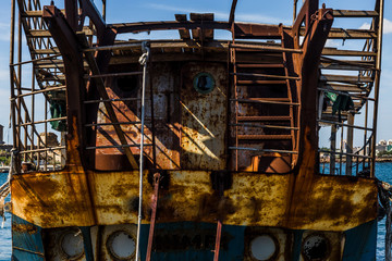 old rusty boat
