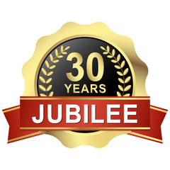 button 30 years jubilee
