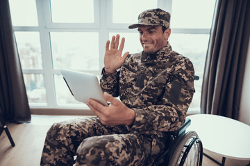 Fototapeta premium Mirror Reflection of Man Brush Teeth in Bathroom