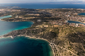 Aerial view of Dalyan.