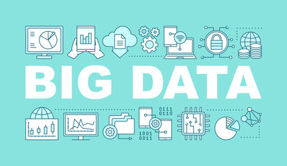 Big data word concepts banner