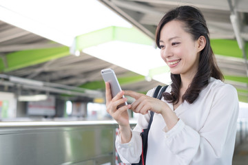 スマートフォン・女性