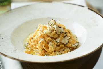 Fresh truffle pasta