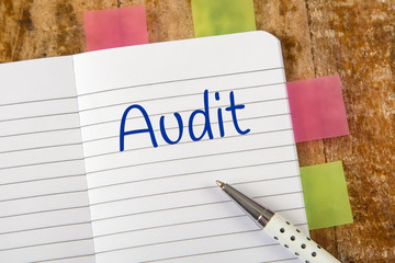 Eintrag im Notizbuch: Audit