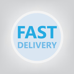 fast delivery concept- vector illustration