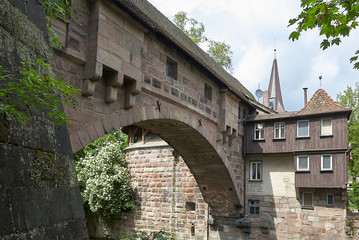 Fototapeta na wymiar bridge in nuremberg