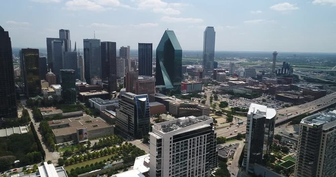 Aerial of the Dallas Texas, Fort Worth Area