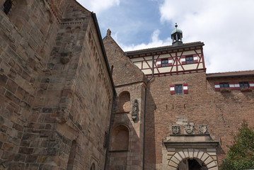 old house in castle