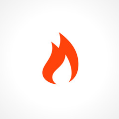 Fire flame logo icon