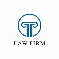 Minimalist law firm Logo design