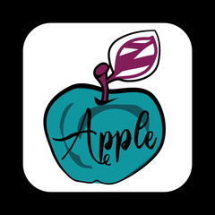 apple drawing illustration