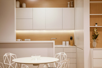Obraz na płótnie Canvas Small Modern Kitchen