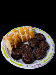 Plato de morcilla