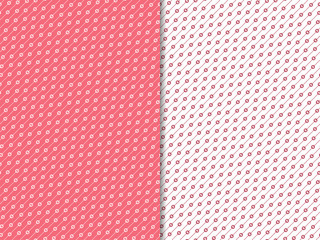 Geometric seamless pattern. Circles and lines