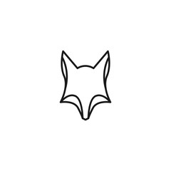 fox logo vector icon illustration