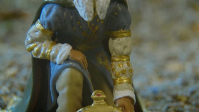 Melchior was purportedly one of the Biblical Magi who visited the infant Jesus after he was born. Melchior was often referred to as the oldest member of the Magi. He was traditionally called the King 