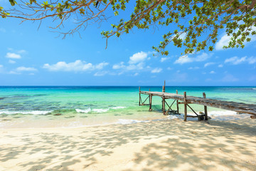 Beautiful beach and tropical sea
