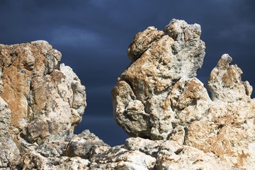 Rocks on Kleinmond beach, Western Cape, South Africa.