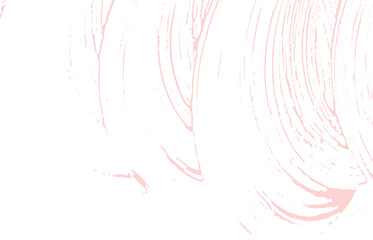Grunge texture. Distress pink rough trace. Fantast