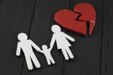 Family Concept ,Familiy and Divorce Concept