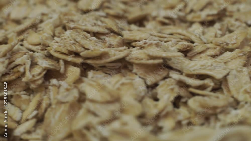Poster Cereals background macro view, rotation 360 degrees. 