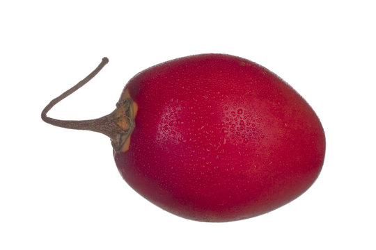 fresh tamarillo isolated on white background