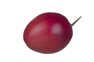 fresh tamarillo isolated on white background