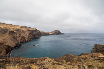 Fototapeta na wymiar The beautiful and unusual Ponta de Sao Lourenco view, Madeira, Portugal