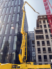 Highrise buildings under construction