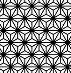 Fototapeta premium 3D triangular, or tetrahedron, pyramids. Seamless vector pattern background