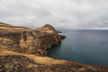 Cape Ponta de Sao Lourenco eastern edge of Madeira island, Portugal