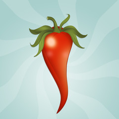illustration of red pepper