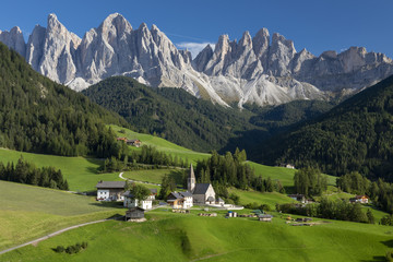 Kirche St. Magdalena in den Dolomiten