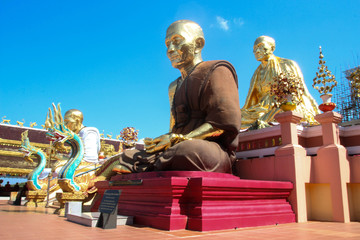 Golden Buddha in Chiang Rai Province.