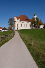 Fototapeta na wymiar Wies Church , Bavaria 