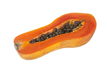 pawpaw isolated on white background