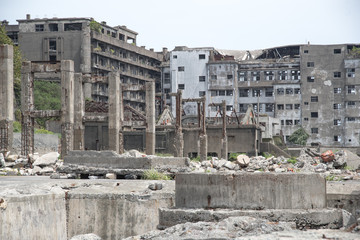 Fototapeta na wymiar Ruins in Japan
