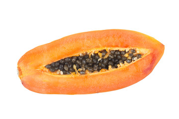 pawpaw isolated on white background