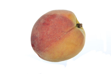 peach isolated on white