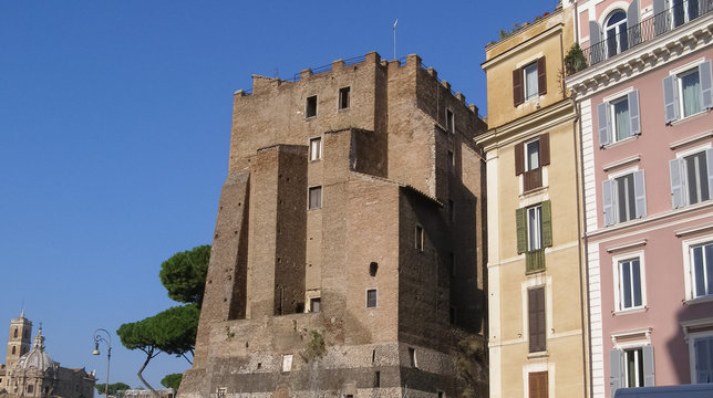 Torre dei Conti tower in Rome