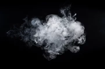 Poster Abstract smoke on a dark background © Fedoruk